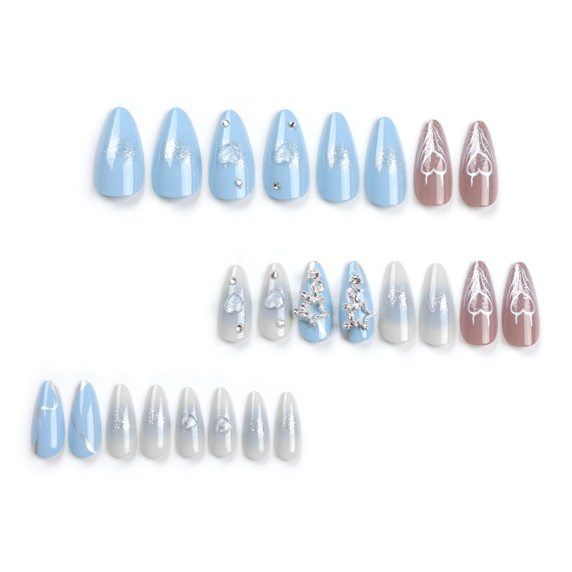 Ombre Starry Nail Art Set image 2