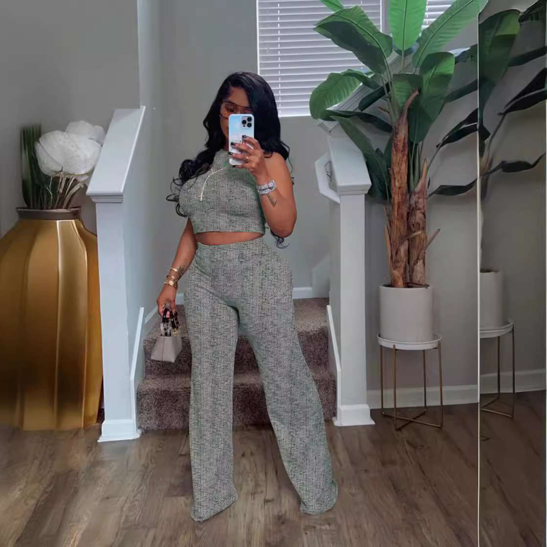 Spectra Silhouette Two-Piece Set - L, Grey image