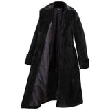 Suit Collar Thick Long Plush Coat image 6