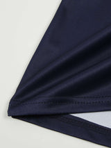 Polo Shirt with White Horizontal Stripes image 7