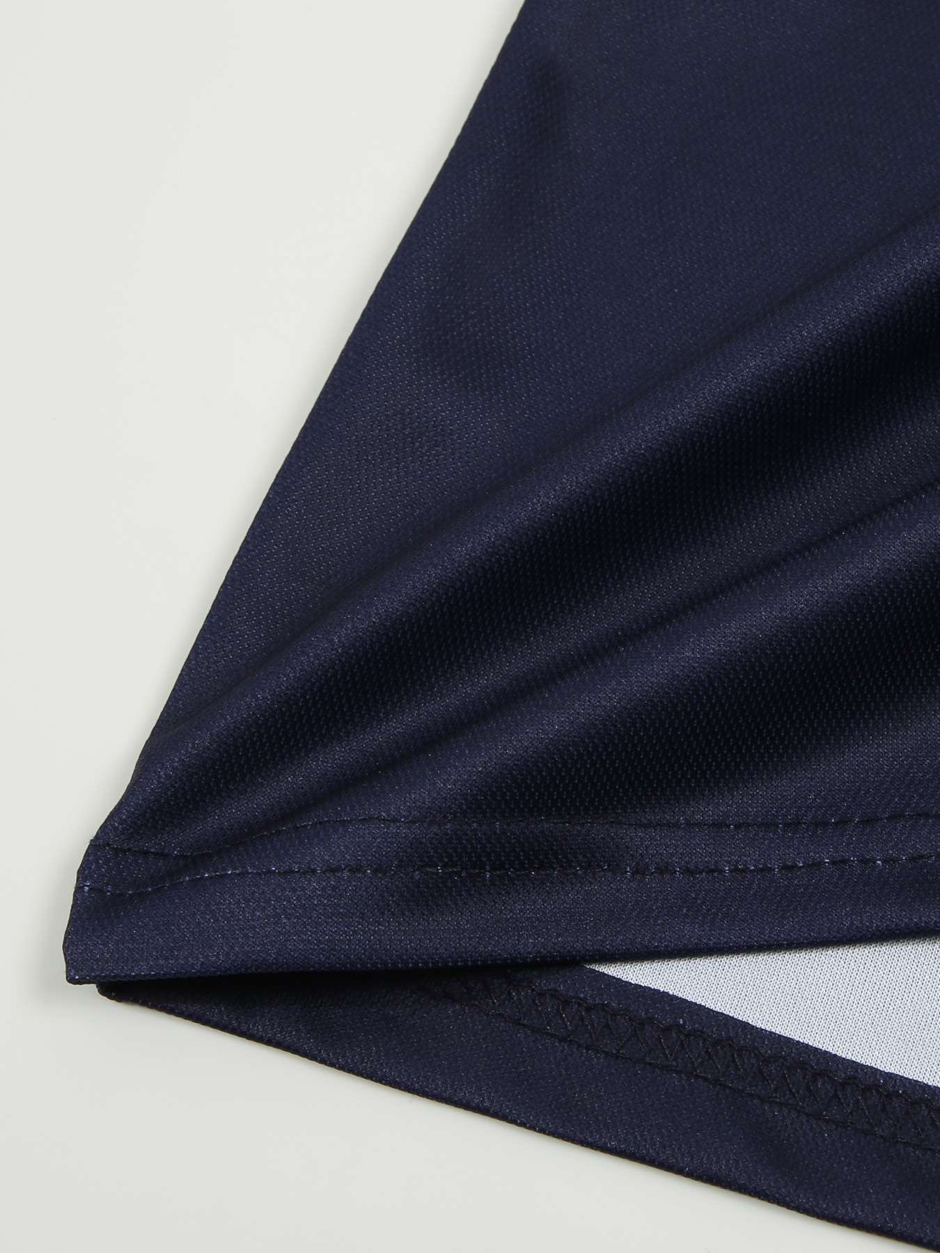 Polo Shirt with White Horizontal Stripes image 7