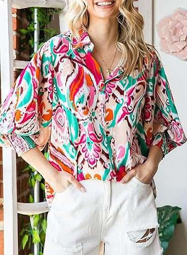 Floral print Long Sleeve Casual Shirt image 1