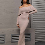 Off Shoulder Long Sleeve Dress image 2