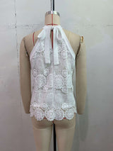 Elegant Crochet Sleeveless Top image 7