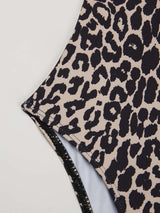 One Piece Plunge Skinny Straps Swimsuit image 4