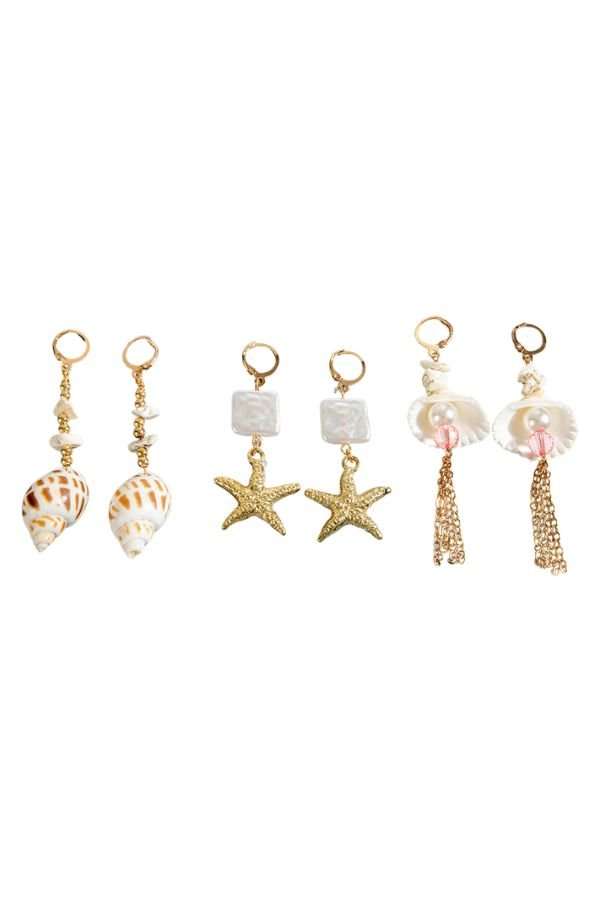 Coastal Charm Dangle Earring Set image 1