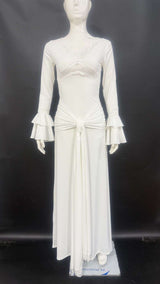 Lace-Accented Evening Gown image 6