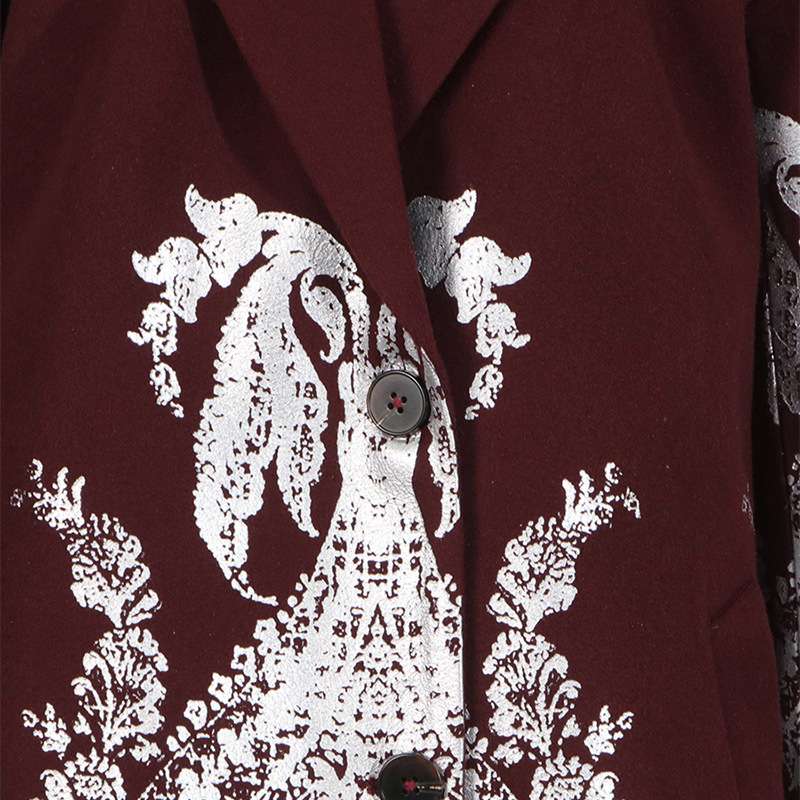 Sequin Beads Decorative Suit Jacket image 7