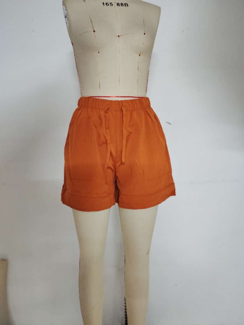 Drawstring Culotte Shorts image 3