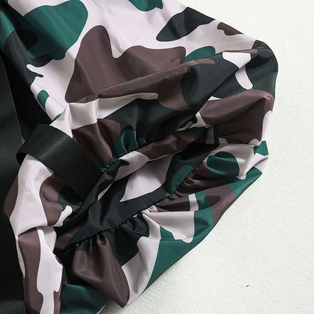 Camo Print Ruffle Short Mini Skirt image 6