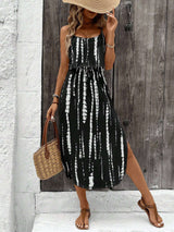 Tie-Dye Maxi Dress with Spaghetti Straps image 2