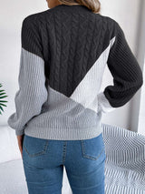 Knit Long Sleeve Pullover Sweater image 6