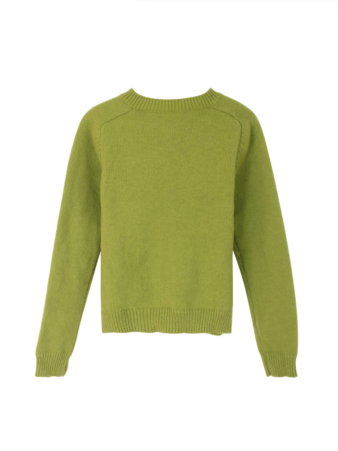 Green Lace-Patterned Cardigan Jacket image 3