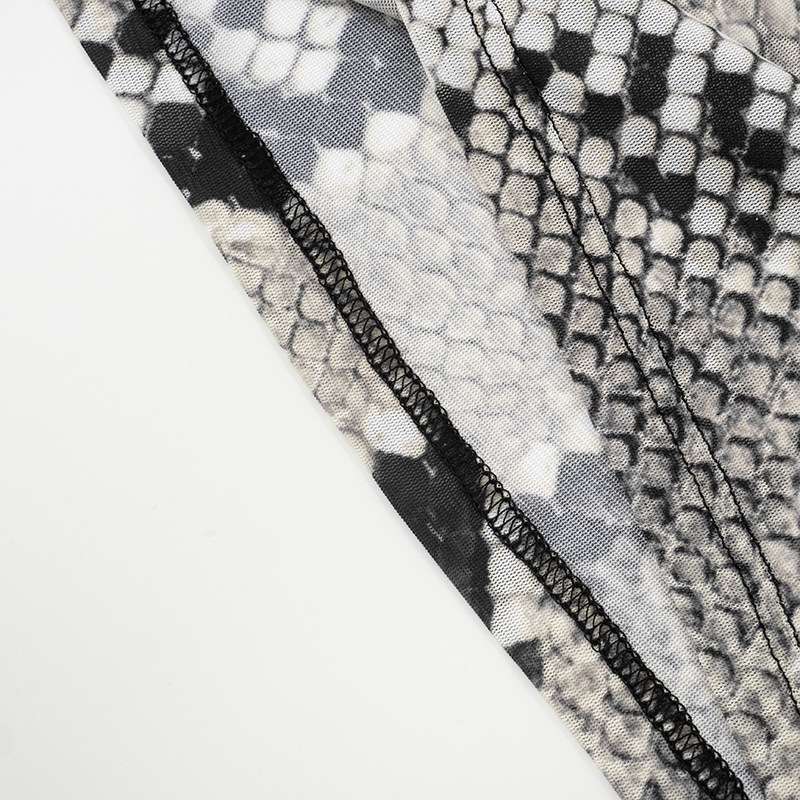 Snake Print Maxi Skirt image 2