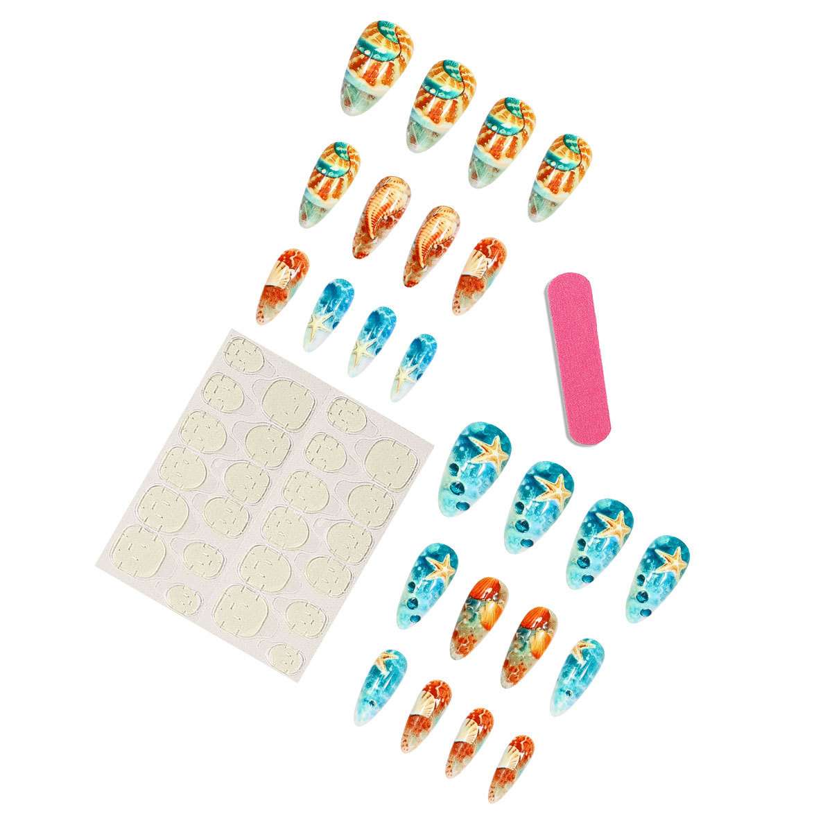 Ocean Themed 3D Nail Art image 5