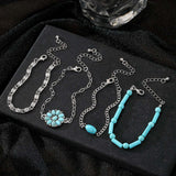Bohemian Turquoise Bracelet Set image 2