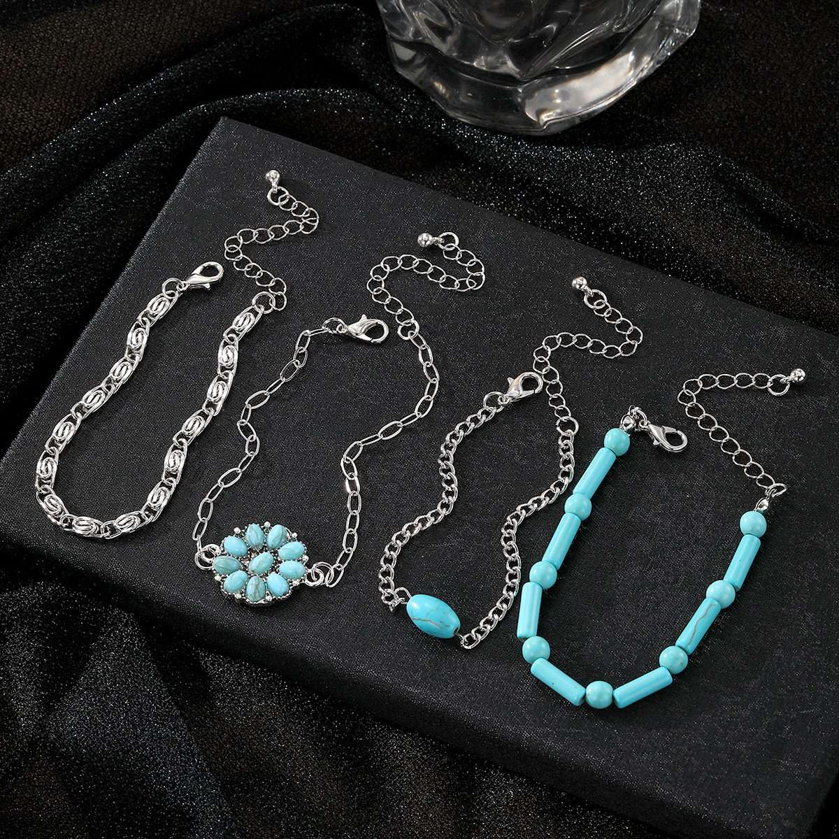 Bohemian Turquoise Bracelet Set image 2