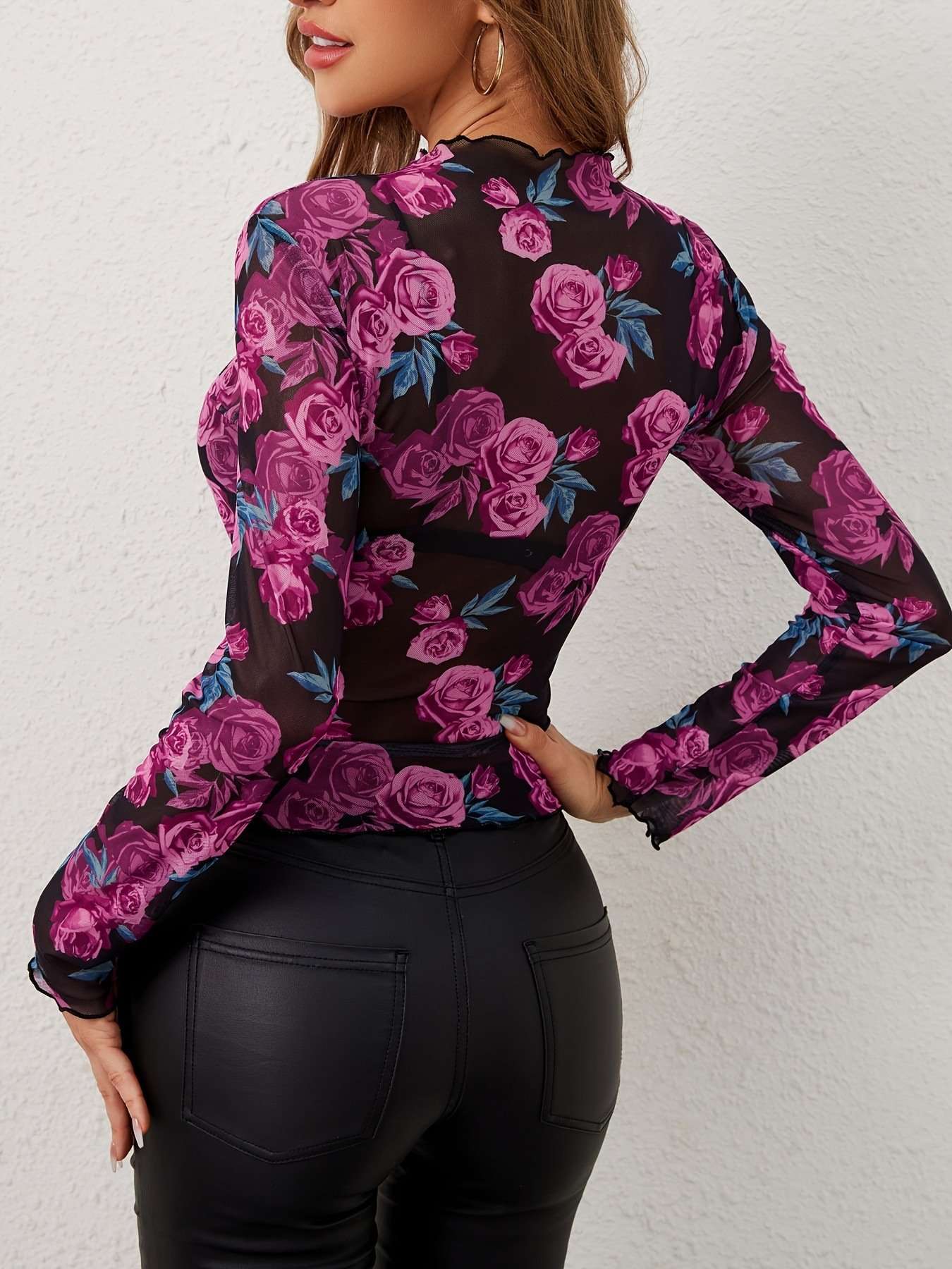 Floral Print Top image 2