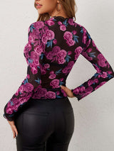 Floral Print Top image 2