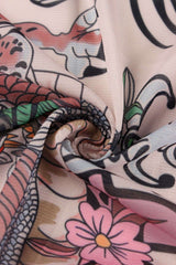 Abstrach Print Bodycon Jumpsuit image 3