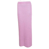 Elegant Knitted Two-Piece Beachwear image 3