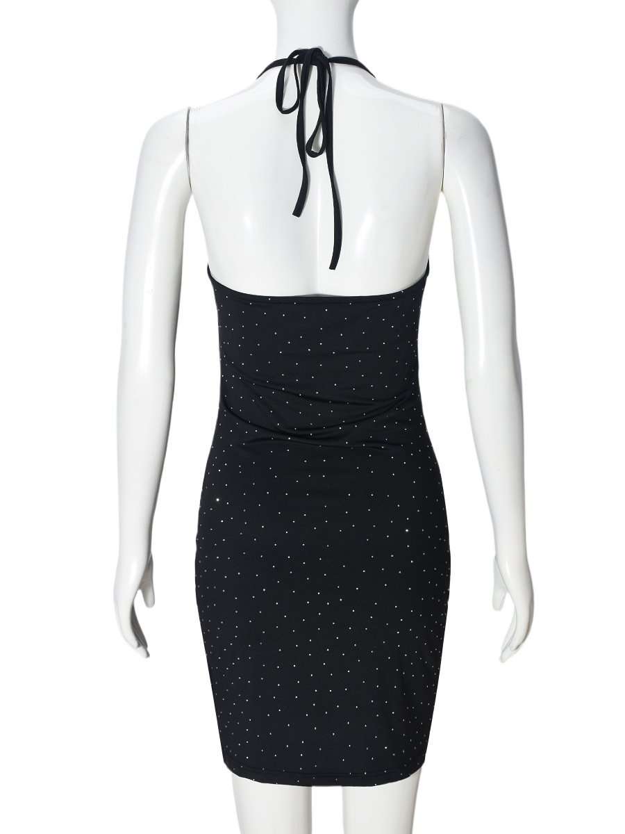 Spaghetti Straps Sequin  Bodycon Mini Dress image 3