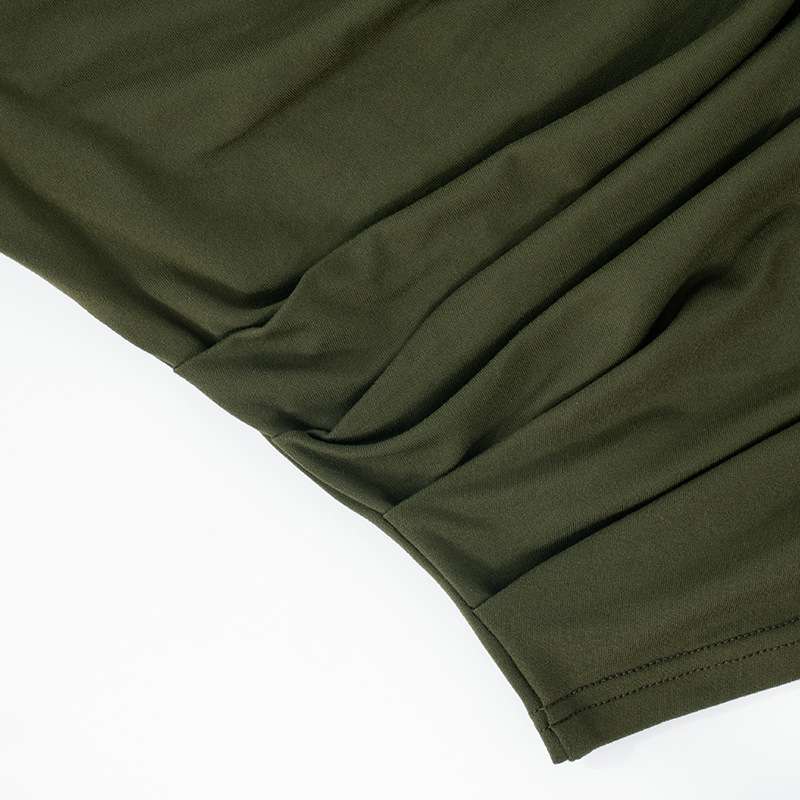 Draped Sleeveless Top with Scarf Detail image 2