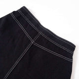 Asymmetrical High-Waisted Denim Mini Skirt image 5