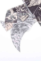 Sexy Printed Sleeveless Mesh Side Slit Maxi Dress image 8