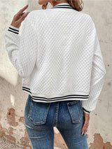 Luxxy Quilted Bomber Jacket image 6