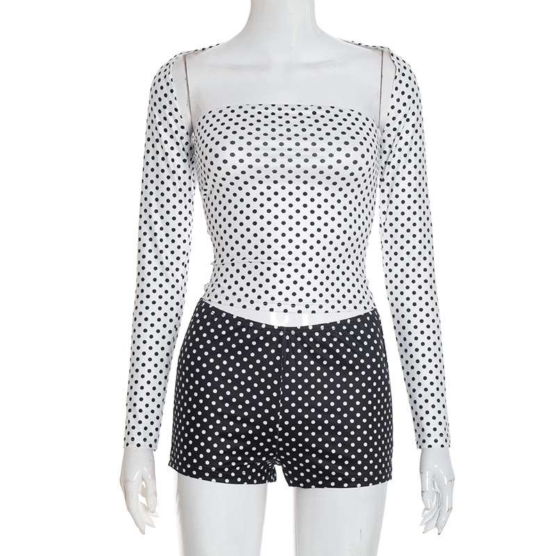 Polka Dot Two-Piece Outfit image 5