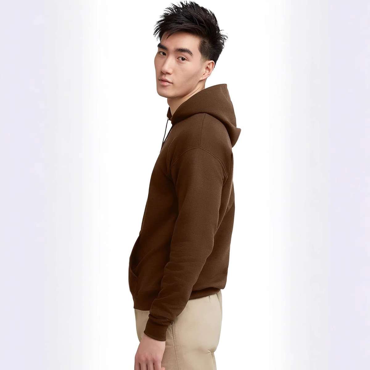 Mens Classic Red Pullover Hoodie image 2