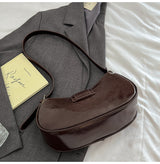 Classic PU Leather Buckle Shoulder Bag