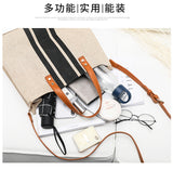 Stylish Striped Tote Bag