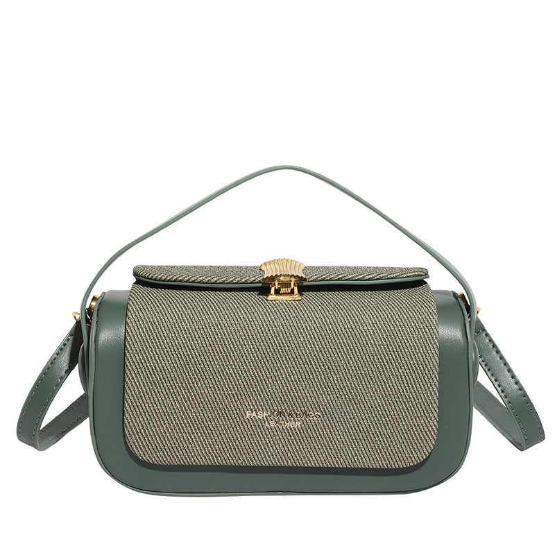 Chic Two-Tone Crossbody Bag