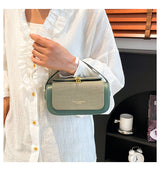 Chic Two-Tone Crossbody Bag