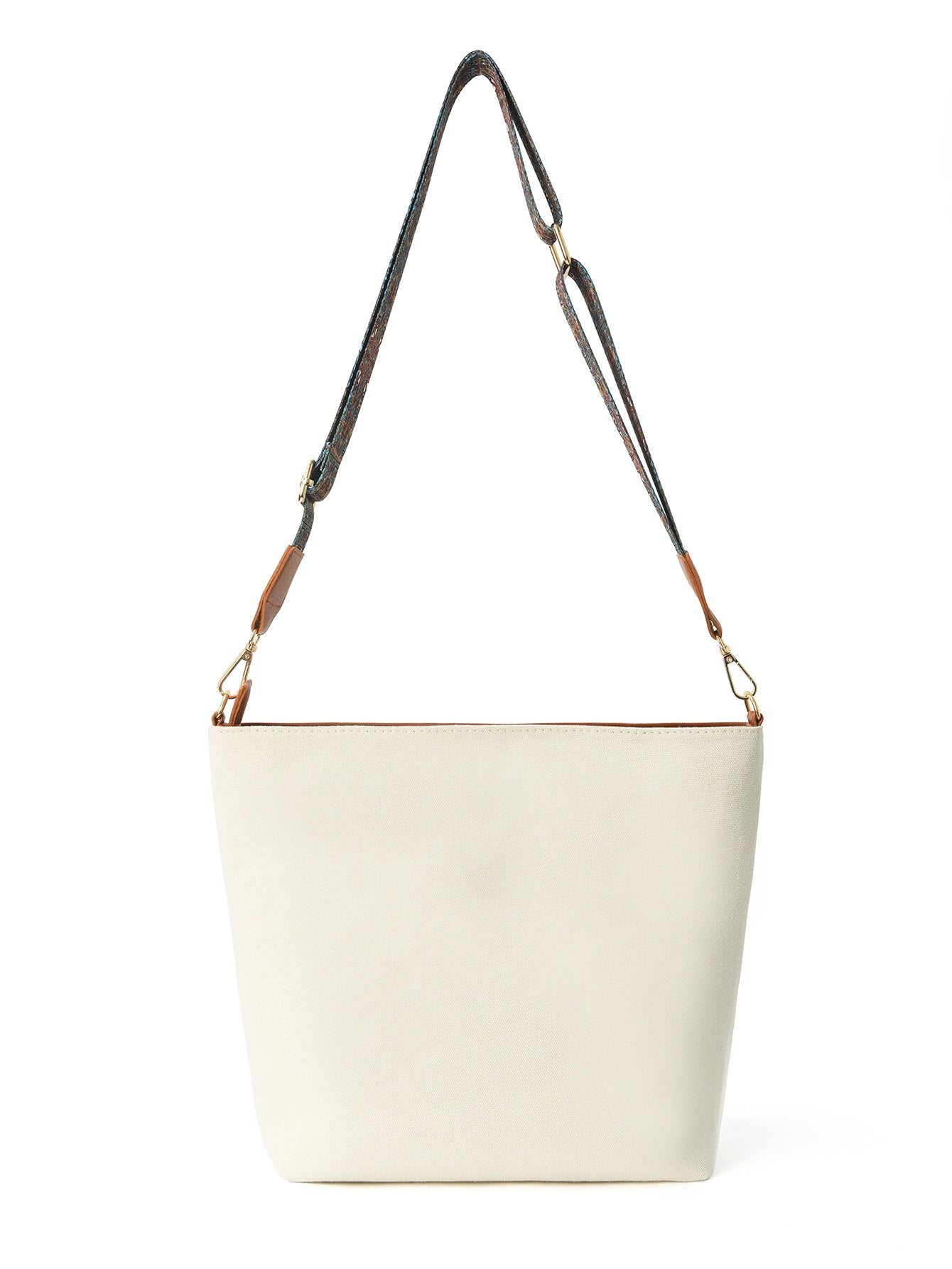 Crossbody Bag with Colorful Strap