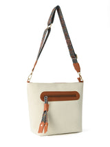 Crossbody Bag with Colorful Strap