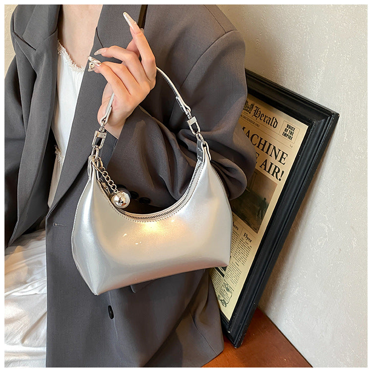 Patent Leather Shoulder Bag