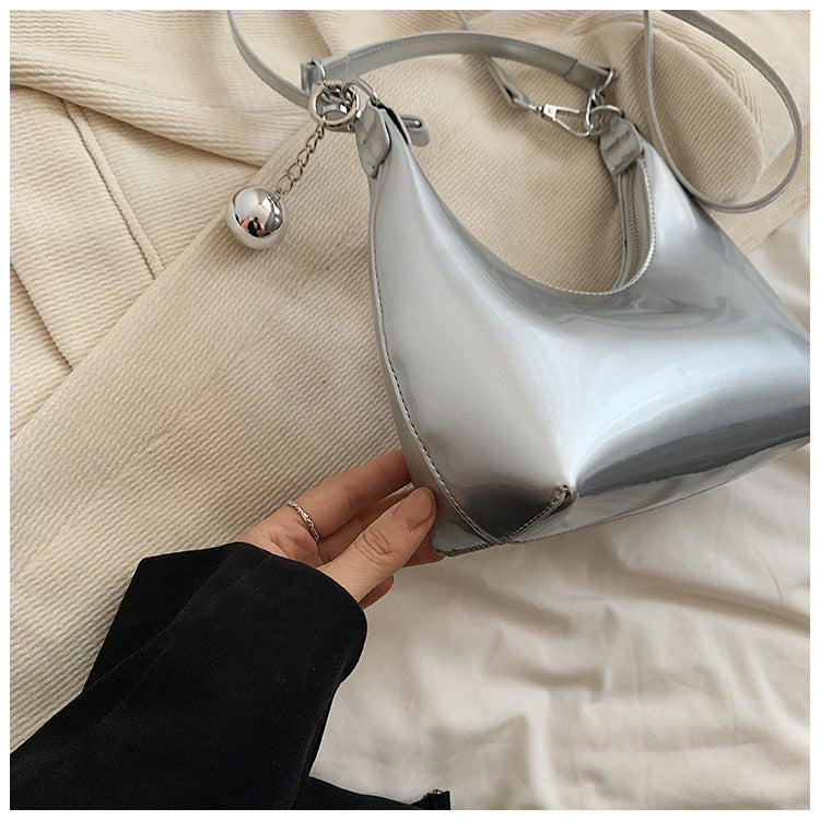Patent Leather Shoulder Bag