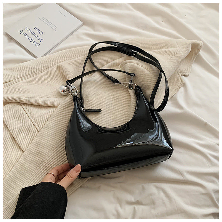 Patent Leather Shoulder Bag