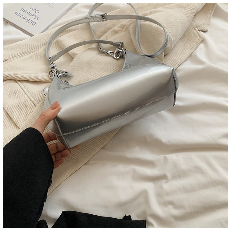 Patent Leather Shoulder Bag
