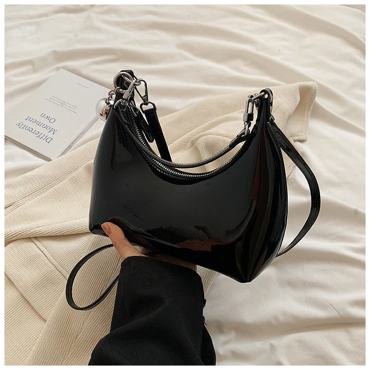 Patent Leather Shoulder Bag