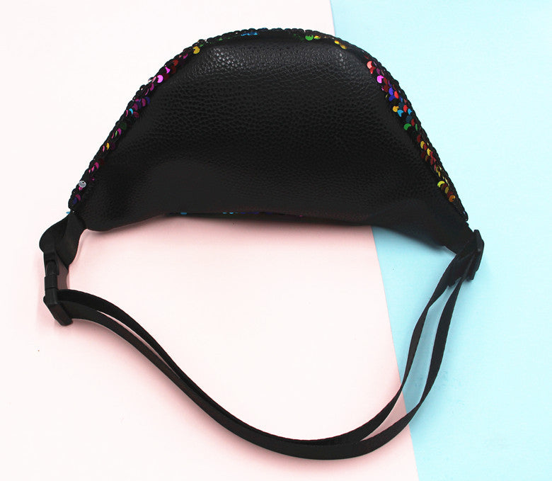 Small Rainbow Sequin Bum Bag