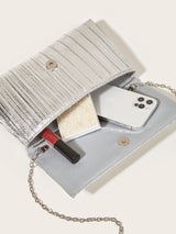 Clutch Bag with Chain Strap
