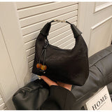 Elegant Handbag with Beaded Accent