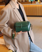 Elegant Faux Leather Crossbody Bag