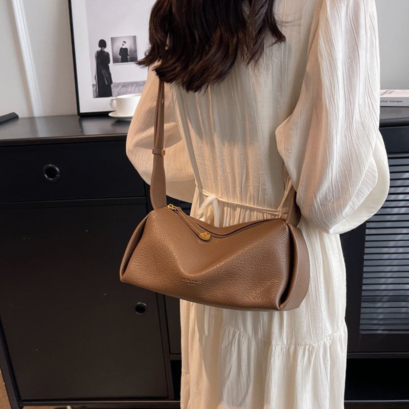 Elegant Fuax Leather Shoulder Bag