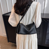 Elegant Fuax Leather Shoulder Bag