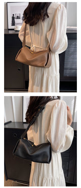 Elegant Fuax Leather Shoulder Bag